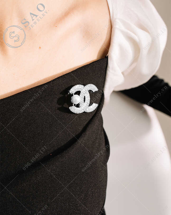 Cài áo chanel cao cấp SAO - C232